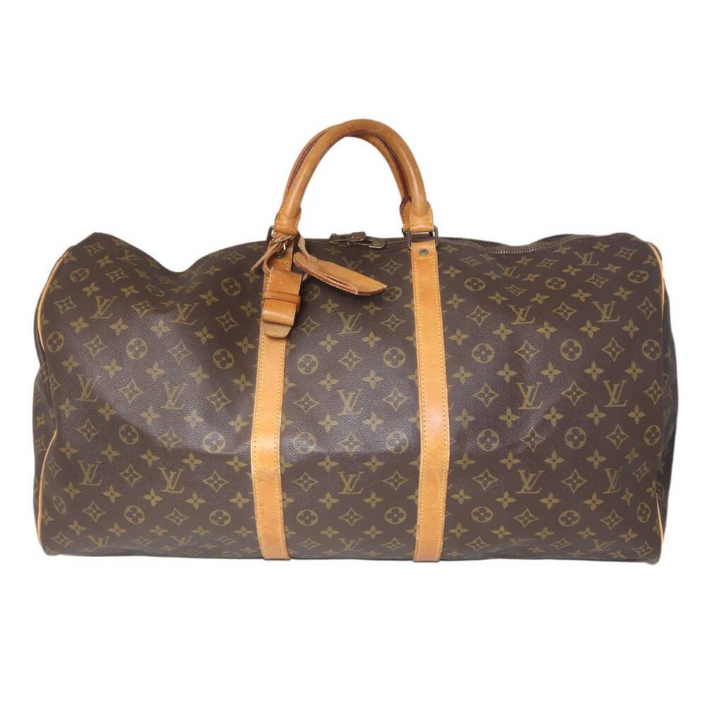 LOUIS VUITTON Brown Monogram Keepall 60 Boston Bag - Picture 2 of 10